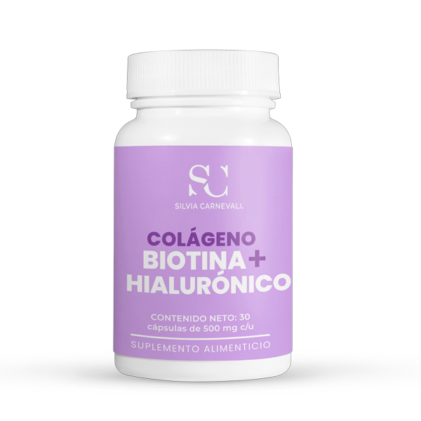 Colageno + Biotina + Hialuronico (30 caps)